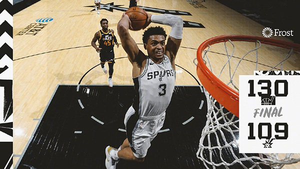 01月04日 NBA常规赛 爵士vs马刺 全场录像