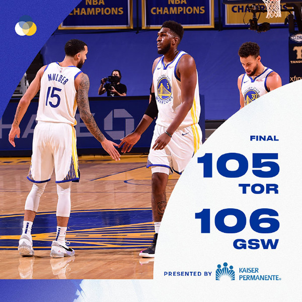 01月11日 NBA常规赛 猛龙vs勇士 全场录像