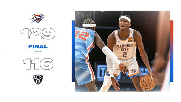 01月11日 NBA常规赛 雷霆vs篮网 全场录像