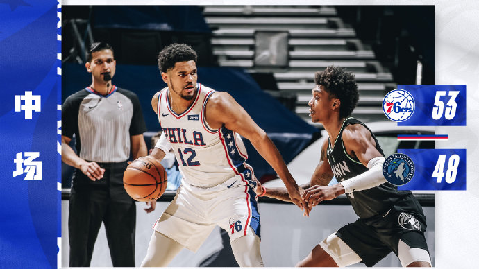 01月30日 NBA常规赛 76人vs森林狼 全场录像