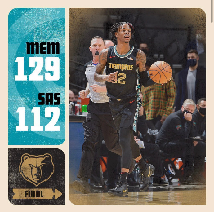 01月31日 NBA常规赛 灰熊vs马刺 全场录像