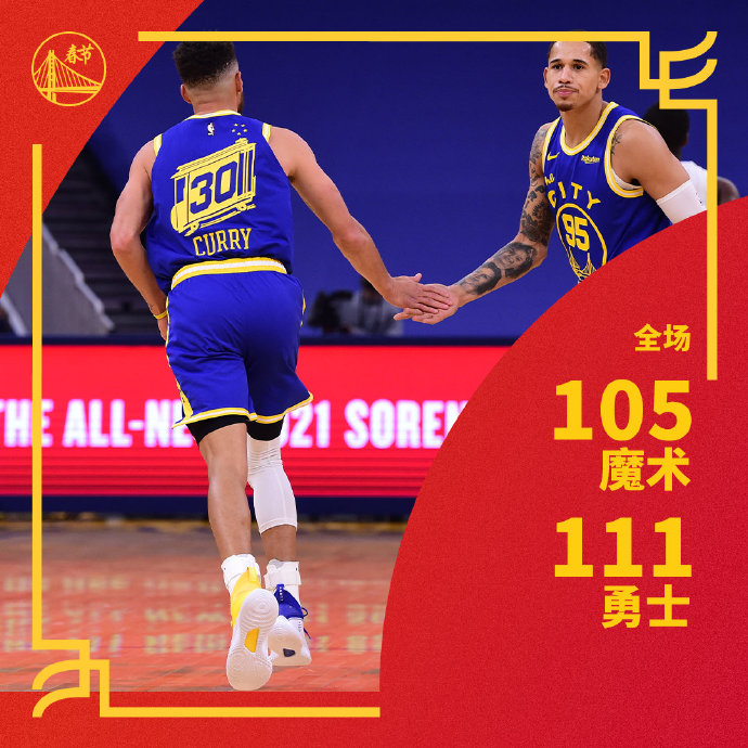 02月12日 NBA常规赛 魔术vs勇士 全场录像