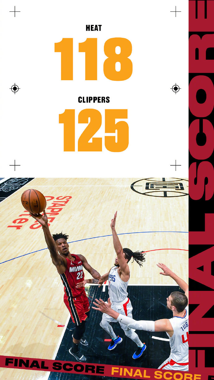 02月16日 NBA常规赛 热火vs快船 全场录像
