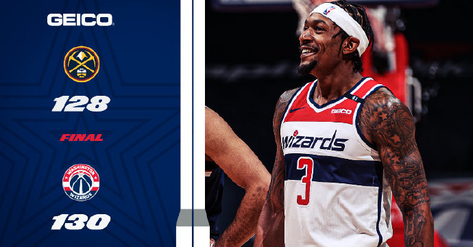 02月18日 NBA常规赛 掘金vs奇才 全场录像