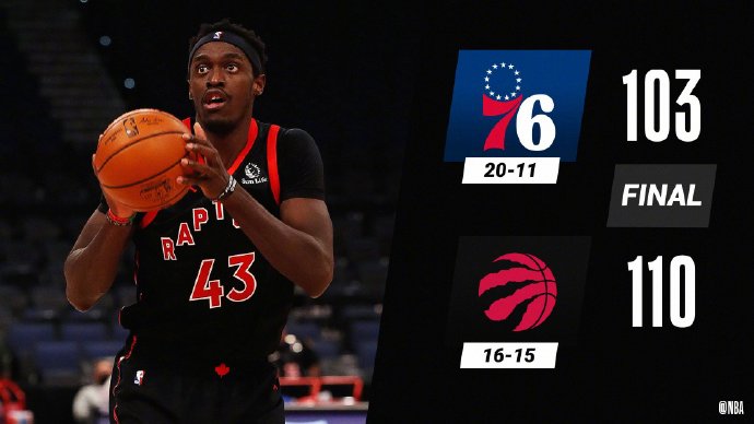 02月22日 NBA常规赛 76人vs猛龙 全场录像