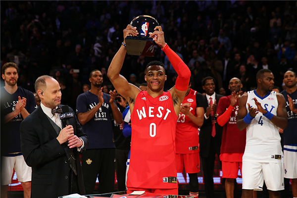 2016年NBA全明星正赛全场录像