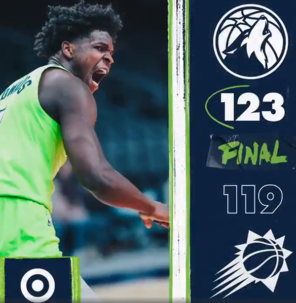 03月19日 NBA常规赛 森林狼vs太阳 全场录像