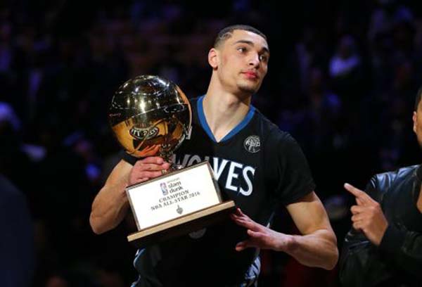 2016年NBA全明星扣篮大赛全场录像【史诗级扣篮 拉文惊险卫冕】