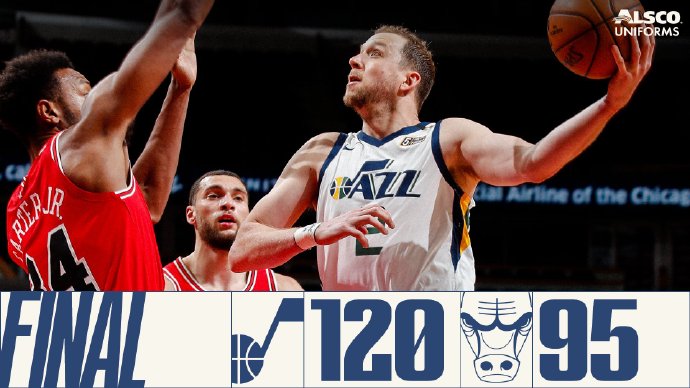 03月23日 NBA常规赛 爵士vs公牛 全场录像