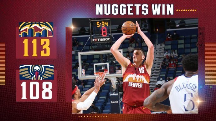 03月27日 NBA常规赛 掘金vs鹈鹕 全场录像