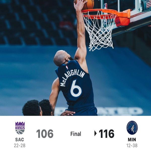 04月06日 NBA常规赛 国王vs森林狼 全场录像