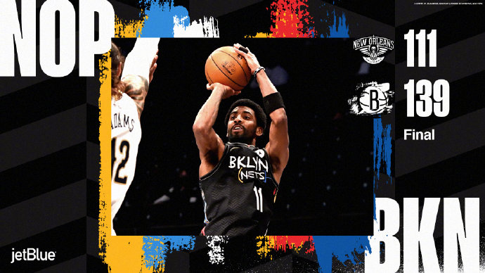04月08日 NBA常规赛 鹈鹕vs篮网 全场录像
