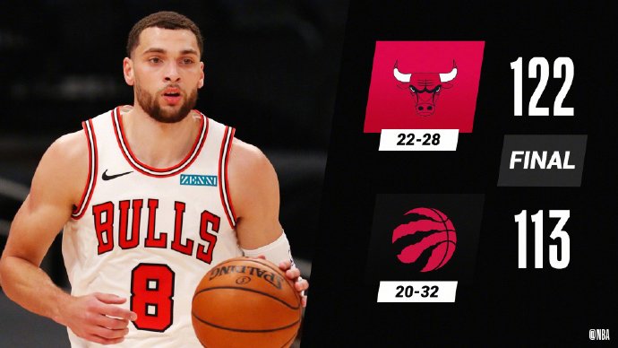 04月09日 NBA常规赛 公牛vs猛龙 全场录像