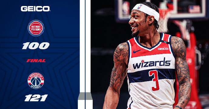 04月18日 NBA常规赛 活塞vs奇才 全场录像