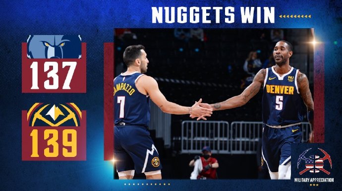 04月20日 NBA常规赛 灰熊vs掘金 全场录像