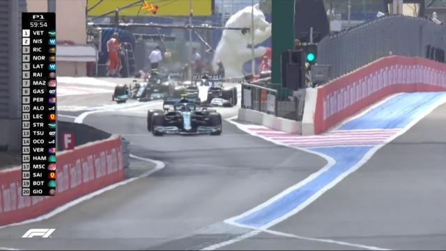 06月18日 2021F1法国大奖赛第一次练习赛 全场录像