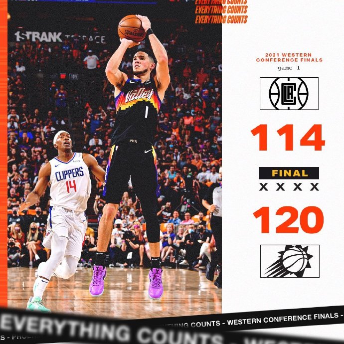 06月21日 NBA西部决赛G1 快船vs太阳 全场录像