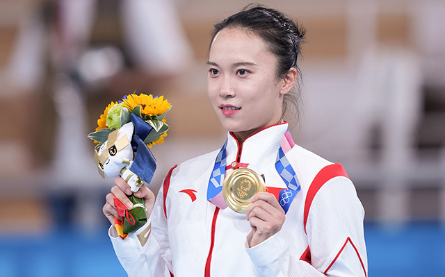 07月30日 中国第17金：奥运会女子蹦床 朱雪莹 全场录像