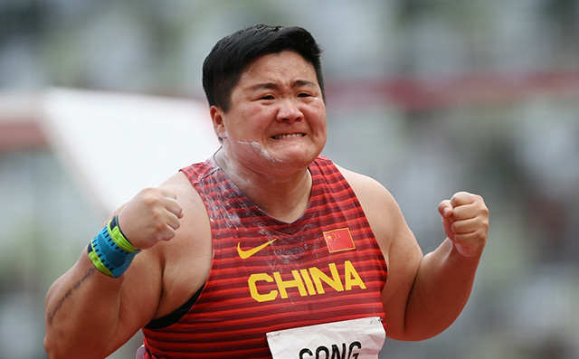 08月01日 中国第22金：田径第3比赛日早场女子铅球 巩立姣 全场录像