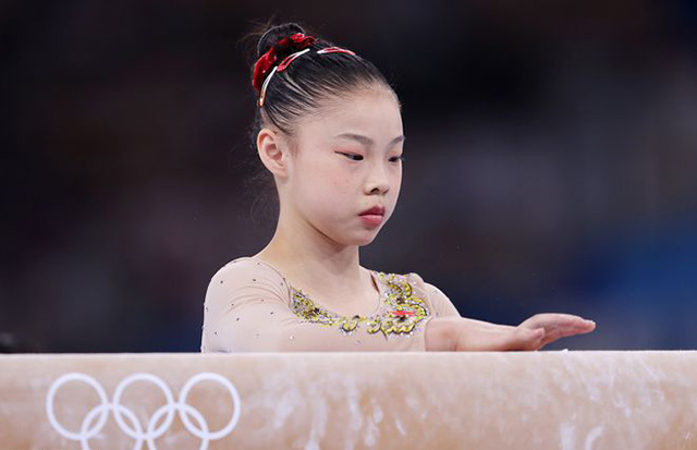 08月03日 中国第32金：竞技体操女子组平衡木决赛 管晨辰 全场录像