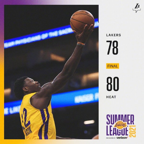 08月04日 NBA夏季联赛 湖人vs热火 全场录像