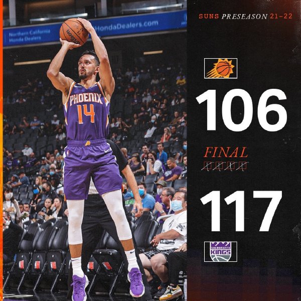 10月05日 NBA季前赛 太阳vs国王 全场录像