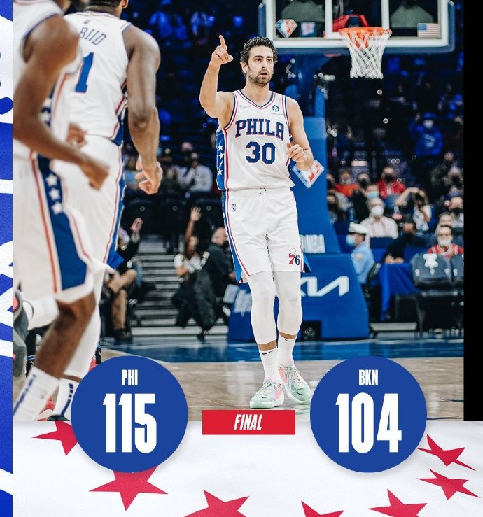 10月12日 NBA季前赛 篮网vs76人 全场录像