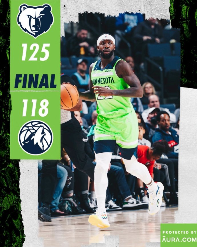 11月09日 NBA常规赛 森林狼vs灰熊 全场录像