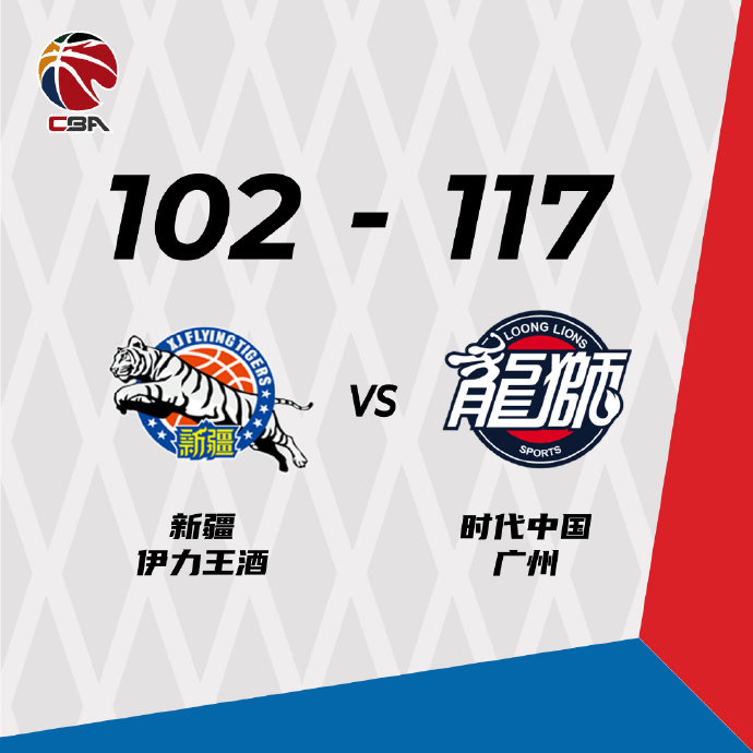 11月10日 CBA常规赛 新疆vs广州 全场录像