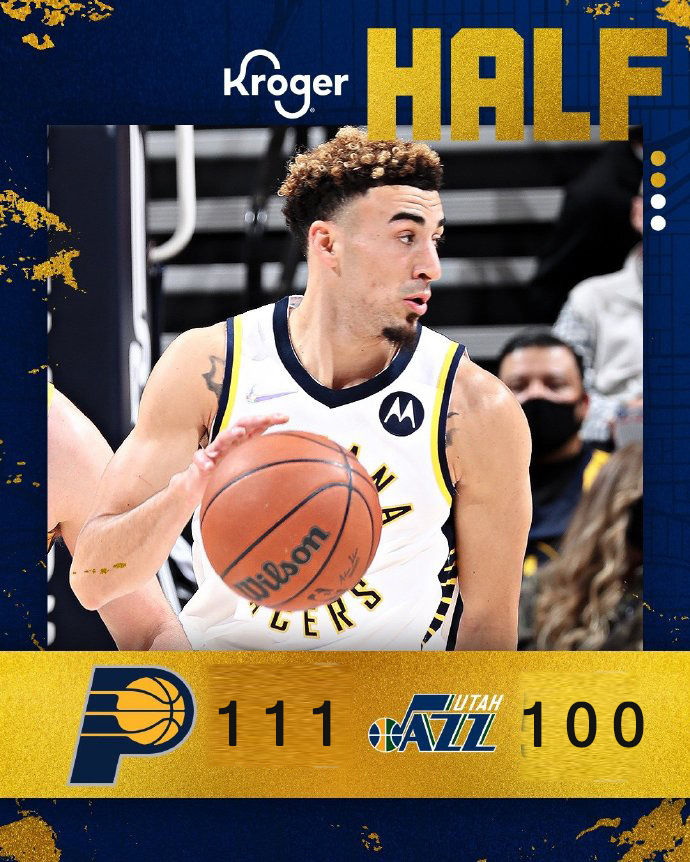 11月12日 NBA常规赛 步行者vs爵士 全场录像