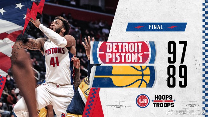 11月18日 NBA常规赛 步行者vs活塞 全场录像