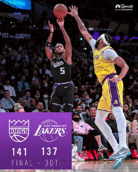 11月27日 NBA常规赛 国王vs湖人 全场录像