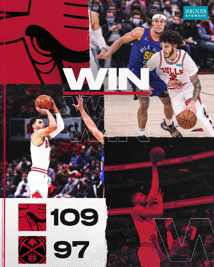 12月07日 NBA常规赛 掘金vs公牛 全场录像