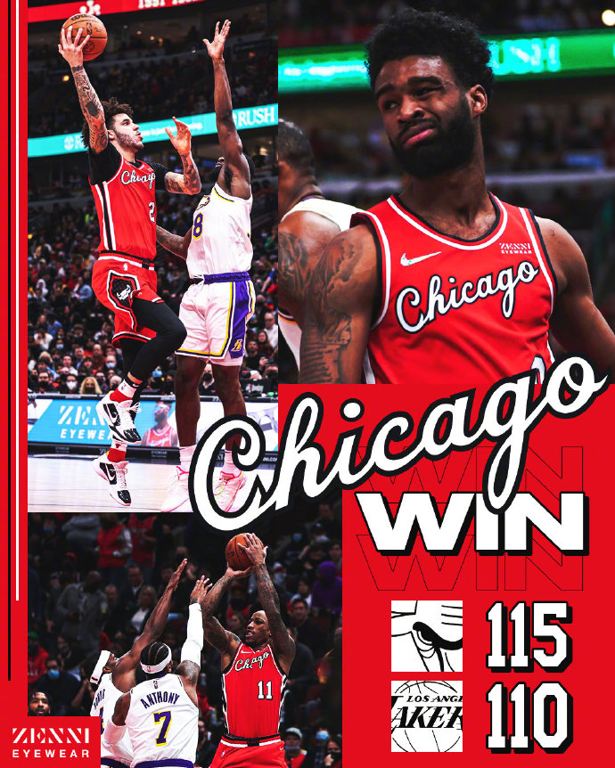 12月20日 NBA常规赛 湖人vs公牛 全场录像