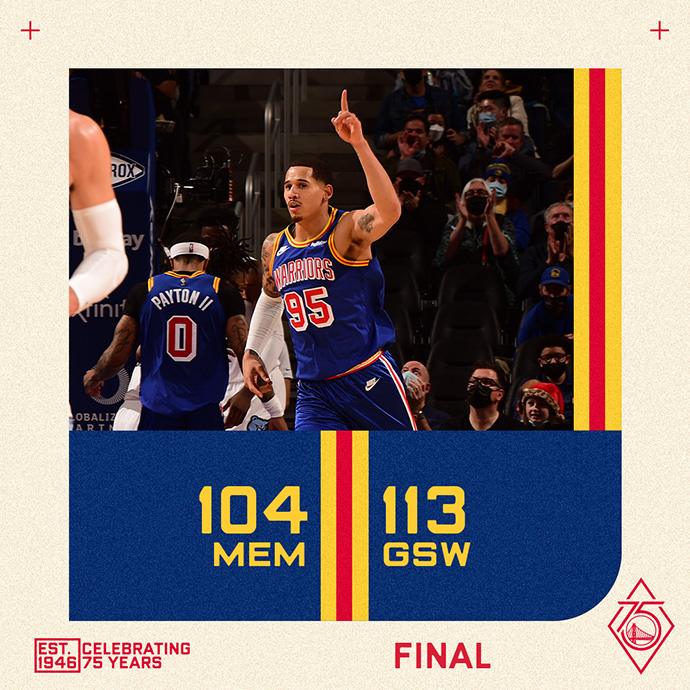 12月24日 NBA常规赛 灰熊vs勇士 全场录像