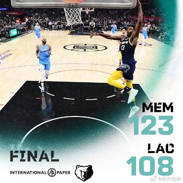 01月09日 NBA常规赛 灰熊vs快船 全场录像