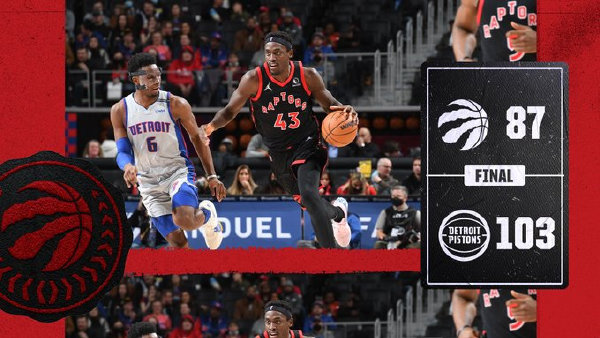 01月15日 NBA常规赛 猛龙vs活塞 全场录像