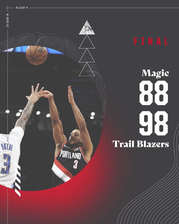01月18日 NBA常规赛 开拓者vs魔术 全场录像