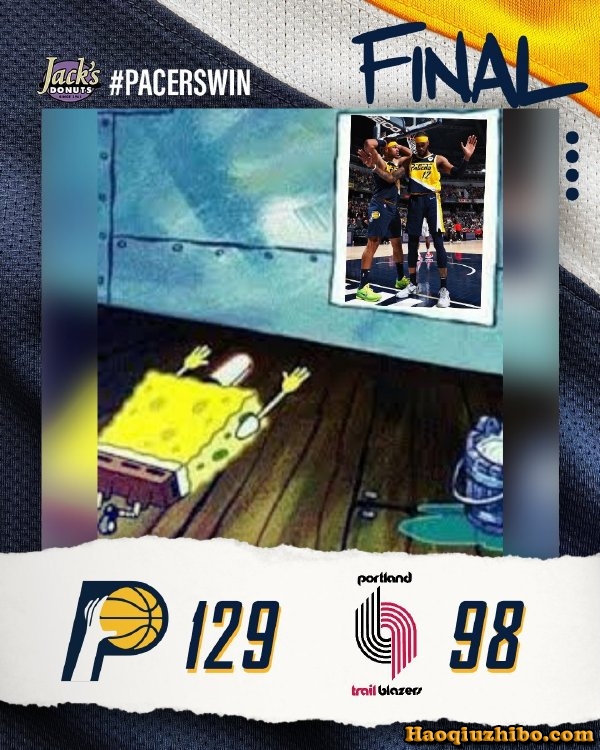 03月21日 NBA常规赛 开拓者vs步行者 全场录像