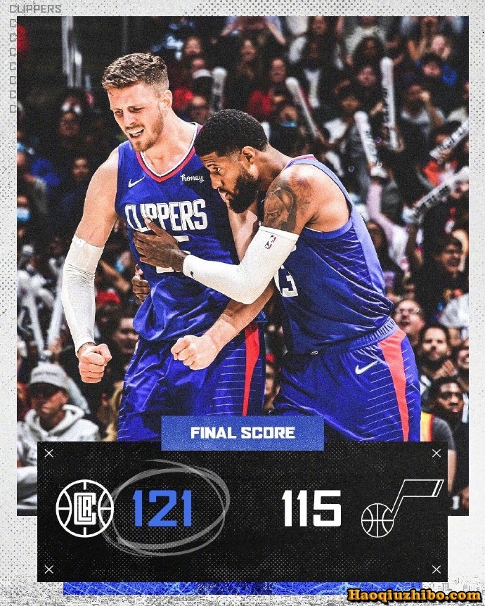 03月30日 NBA常规赛 爵士vs快船 全场录像