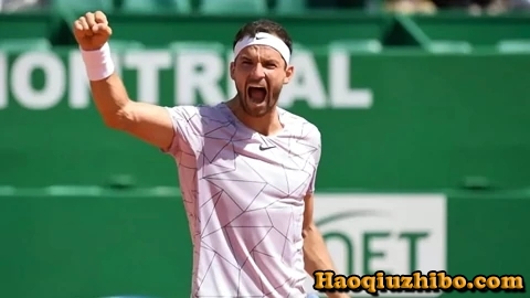 2022ATP蒙特卡洛大师赛男单1/4决赛 迪米特洛夫vs胡尔卡奇 全场录像