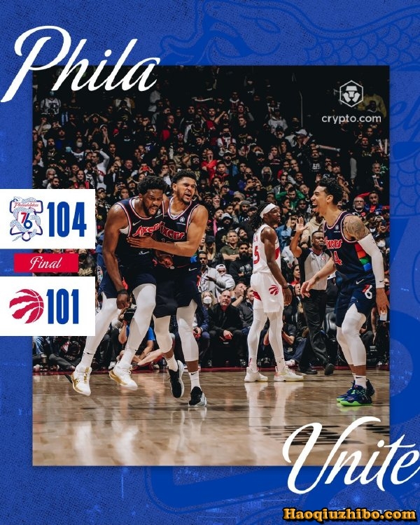 04月21日 NBA季后赛首轮G3 76人vs猛龙 全场录像