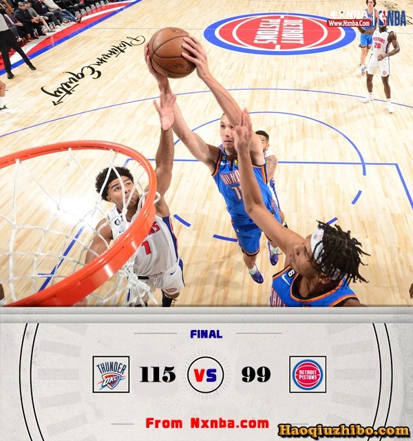 10月12日 NBA季前赛 雷霆vs活塞 全场录像