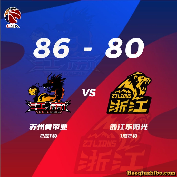 10月15日 CBA常规赛 江苏vs广厦 全场录像