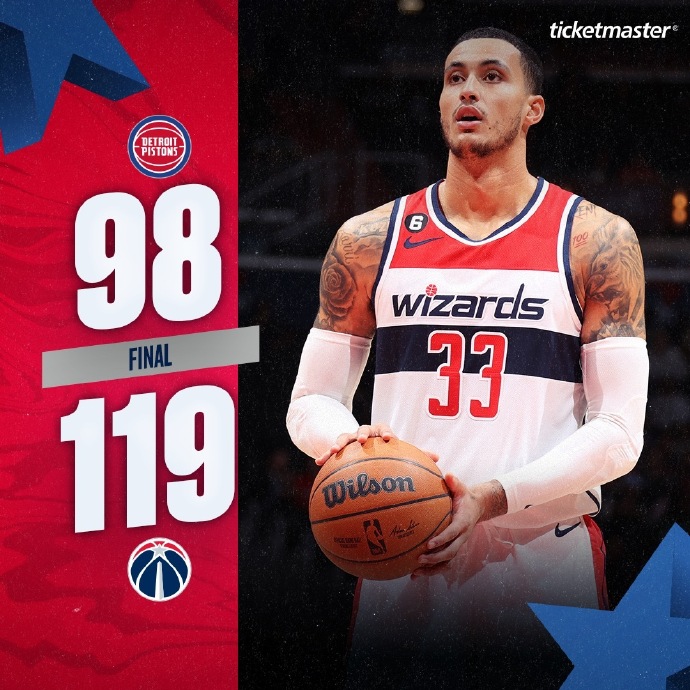 10月26日 NBA常规赛 活塞vs奇才 全场录像