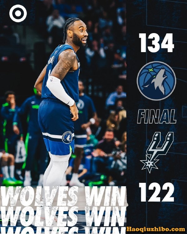 10月27日 NBA常规赛 马刺vs森林狼 全场录像