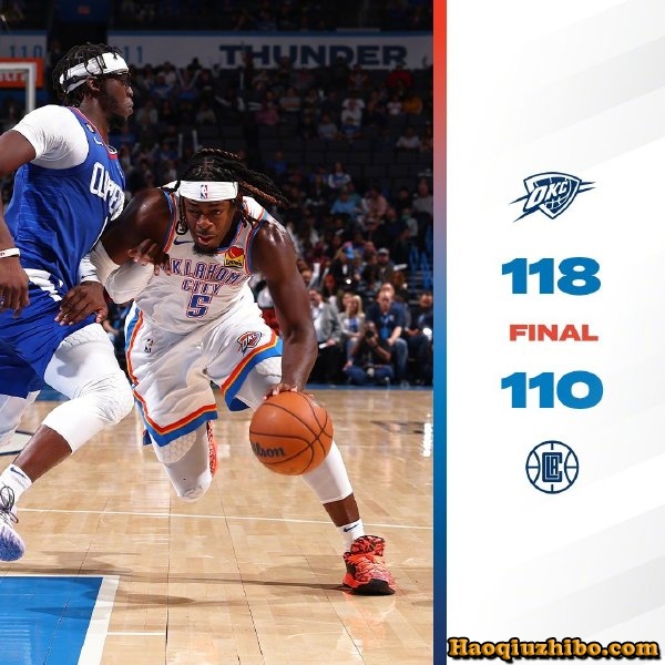 10月28日 NBA常规赛 快船vs雷霆 全场录像