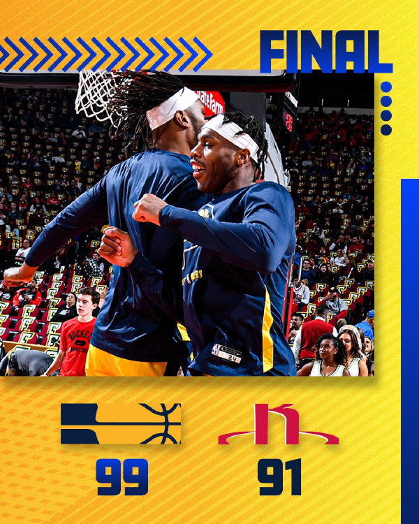 11月19日 NBA常规赛 步行者vs火箭 全场录像