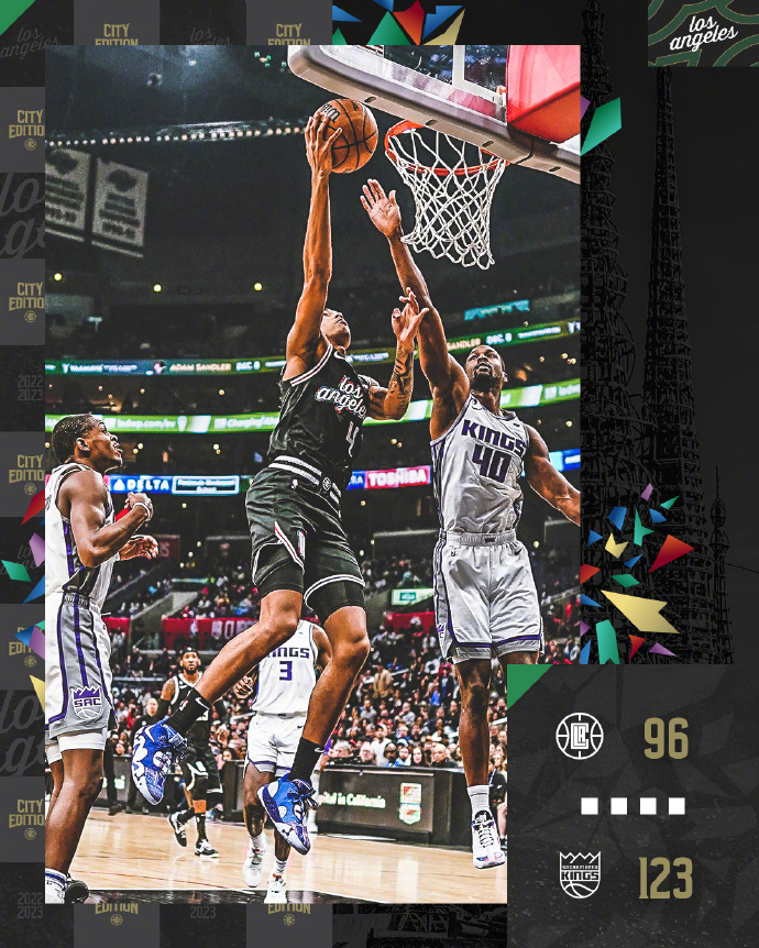 12月04日 NBA常规赛 国王vs快船 全场录像