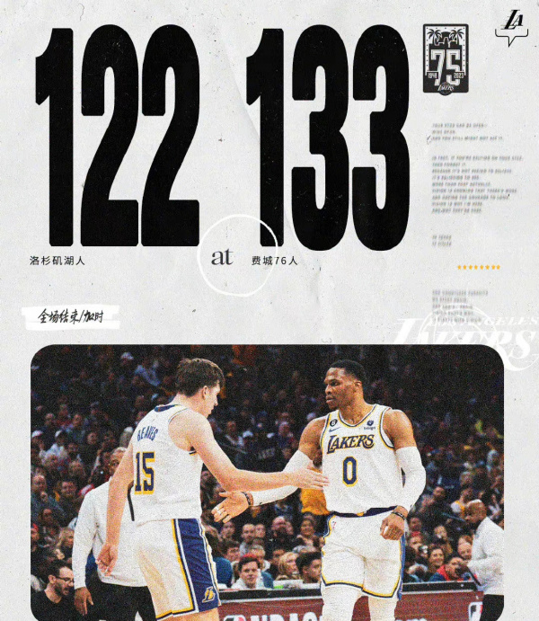 12月10日 NBA常规赛 湖人vs76人 全场录像